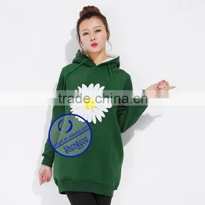 2015 Custom Women Pullover Fleece Sweatshirt Hoodie Witn Printing thumbnail-3