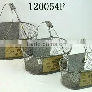 120054F-Metal Wire Storage Basket thumbnail-1