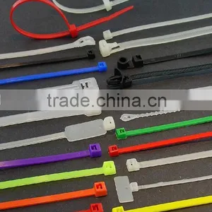 Direct Selling Self-locking 8*200 PA66 Releasible Cable Ties/plastic Binding Ties thumbnail-3