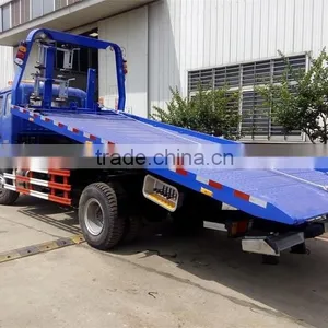 Blue Color 4*2 Forland Flatbed Tow Truck for Sale thumbnail-3