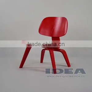 Replica Charles Plywood Lounge Chair - Red Color thumbnail-1