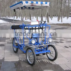 BLUE FOUR-WHEEL LEISURE BIKE thumbnail-3