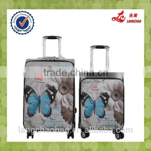 Four Wheels Soft Luggage Sets High Quality Spinner Luggage New Luggage Suitcase thumbnail-3