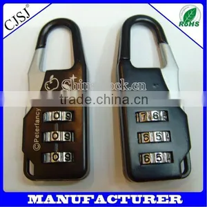 Cheap Promotion Resettable 3-dial School Combination Lock thumbnail-1