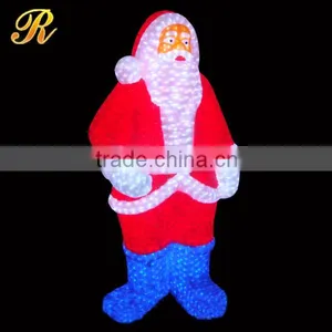 Fiberglass Santa Claus Led Outdoor Statue thumbnail-6