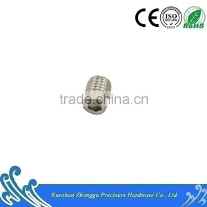 DIN913 Stainless Steel Hexagon Socket Set Screws With Flat Point With Nickel Plating thumbnail-1