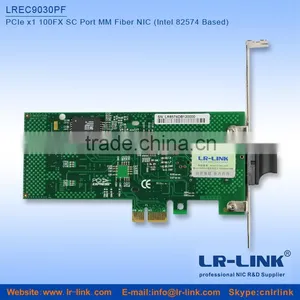 PCIe Intel 82574 Chipset PCI Express x1 100Mbps MM SC Port Fiber Optic Fast Ethernet PXE Types of Boot Room PCIe Lan Card Quality Choice thumbnail-4