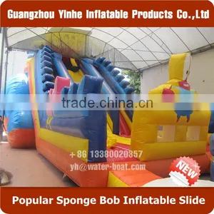 Popular Sponge Bob Inflatable Slide thumbnail-2