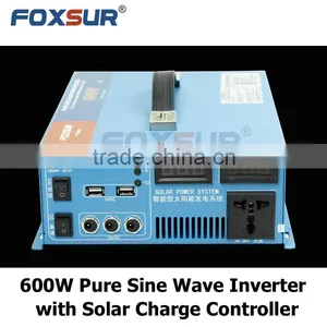 Best Selling 600W Worldwide Used Best Price and Quality Good Design 12V dc to 230V AC With Controller Pure Sine Wave Inverter thumbnail-1