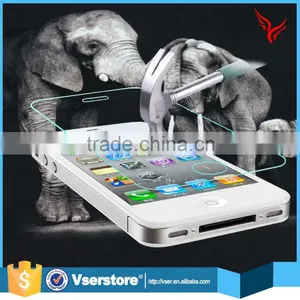 New 0.3MM Shenzhen Factory Accept Paypal 9H 2.5D Full Cover Tempered Glass for Iphone 4 4s Screen Protector thumbnail-1