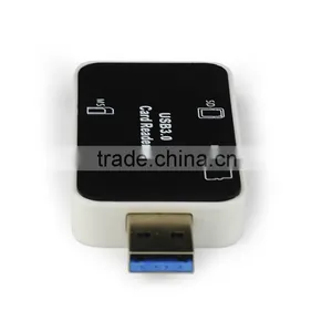 USB 3.0 SD,TF,Micro SD,MS,M2 All In One Card Reader Writer thumbnail-3