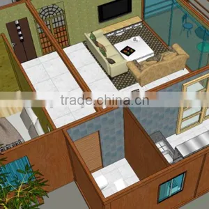 High Quality Prtabricated Container House , DIY Prefab Villa House thumbnail-3