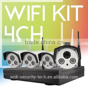 Vitevison Surveillance Camera System With 1.3mp 1mp Wifi Camera H.264 4ch Wireless NVR Kit thumbnail-1