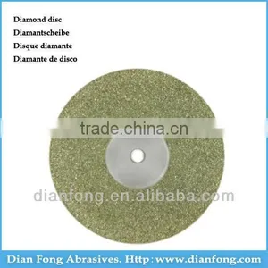 Am19D20 19mm Flexible Miniature Solid Dental Full Coated Diamond Disc Diamond Tile Blades thumbnail-1