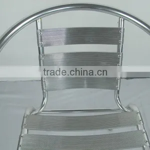 Low Price Good Quality Ourdoor Garden Dining Aluminum Stacking Chair YC001 thumbnail-6