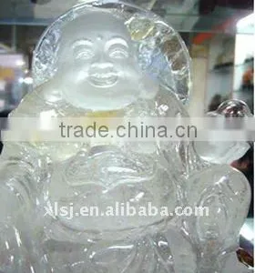 Natural Exquisite Clear Quartz Crystal Buddha thumbnail-1