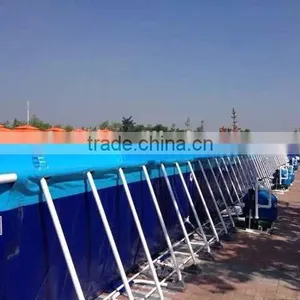Metal Frame Ground Stand Paddle Inflatable Swimming Pool for CE Quality Choice thumbnail-1