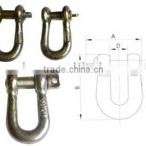 U Shape High Strength Screw Pin Anchor Shackle thumbnail-1