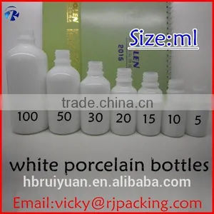 5ml/10ml/20ml/30ml/50ml/100ml White Porcelain Bottles /essential Oil Bottles thumbnail-1