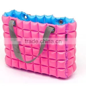 Pink/blue Big Bubble Bags Inflatable for Family Beach Carry Bag thumbnail-1