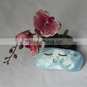 Cute Face Silk Eye Mask Sleep Eye Shade thumbnail-1