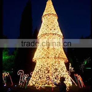 Fantasitc Light up Cones Beautiful Wire Decorative Cone Tree Shining Led Christmas Cone Shape Light With Smart Design thumbnail-4