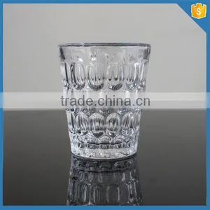 LXHY-T017 Clear Crystal Thumb Print Pattern Tumbler Glass Set thumbnail-3