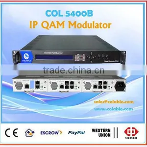 COL5400B 8 in 1 Qam Dvb-c to rf Modulator, 8 Multiplexers and 8 Channels rf Modulators thumbnail-1