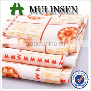Mulinsen Textile Woven Checks Printed Polyester Stretch Metallic Satin Fabric thumbnail-1