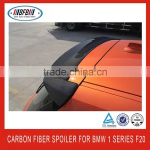 Wholesale High Quality 2013 Carbon Fiber 3D Style Rear Roof Spoiler Lip Wing FOR BMW F20 1 Series thumbnail-1
