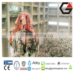 Model Garbage Disposal Electric Hydraulic Orange Peel Grab Bucket for Sale thumbnail-1