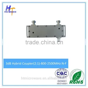 RF Microwave 3dB Hybrid Coupler Hybrid Combiner 800-2500MHz N-Female Connectors thumbnail-1