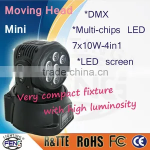 DMX-512 Mini Moving Head Light thumbnail-2