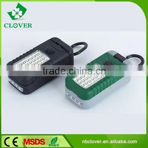 28+4 LED 3*AAA Battery Plastic Led Flashlight Portable Work Light thumbnail-2