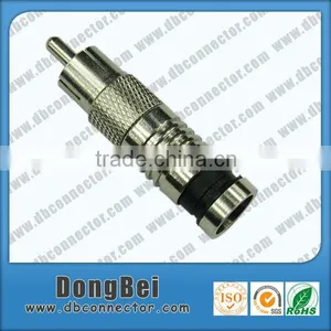 Rca Male Plug Compression Coax Connector thumbnail-1
