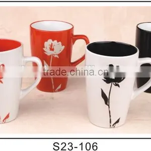 Customizable Ceramic Mug Fancy Coffee Cup With Silicone Lid Wholesale thumbnail-4