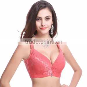 Women Large Cup Bras Full Coverage Mesh Brassiere Push Up Cup C Cup D 95 100 Big Bras thumbnail-3