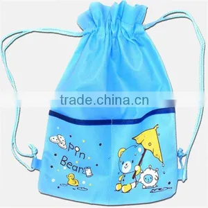 Printed Drawstring Shopping Bag Drawstring Backpack Bag thumbnail-2