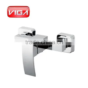 Kaiping Factory Bath Shower Set Bathroom Design Brass Square Rain Shower Column Bath Mixer thumbnail-2