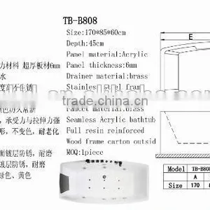 Oval Shape Pedestal Freestanding Bathtub High Slipper Bathtub thumbnail-3