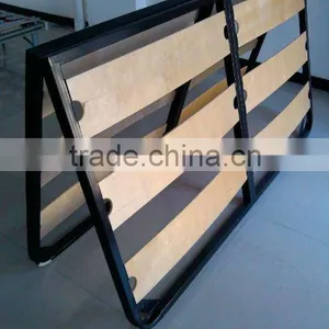 Wide Poplar Slatted Bed Frame thumbnail-1