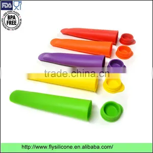 Hot Sale on Amazon Customized Logo Premium Silicone Popsicle Mold thumbnail-3