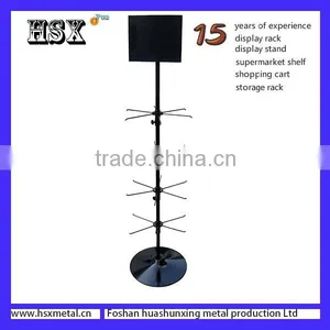 3 Tiers Wholesale Rotating Hanging Clothing Display Rack HSX-S1043 thumbnail-3