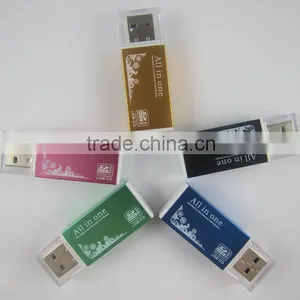 High Transmission Speed 4 In1 USB 2.0 Multi Memory Card Reader thumbnail-1