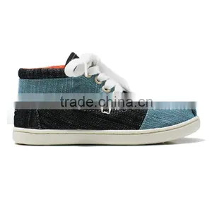 Wholesale Children Shoes Lace Up Sneakers Kids Canvas Shoes For Youth thumbnail-1