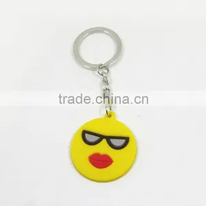 Fancy Roller Shaped Metal Custom Key Ring Promotional Soft PVC Keychain thumbnail-1