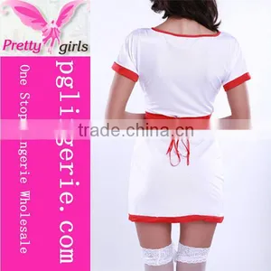 Japanese Sexy Nurse Costume Bra Panty for Laides thumbnail-5