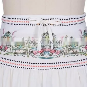 New Stylish Lady Women's Fashion Leisure Beach Sexy Irregular Length Chiffon Skirt thumbnail-4