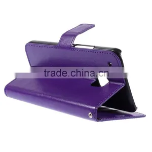 Leather Stand Smart Phone Case for HTC One M9, for HTC One M9 Luxury pu Leather Wallet thumbnail-1