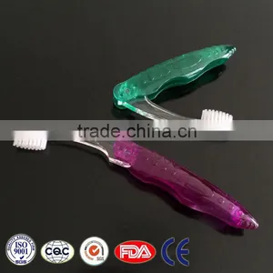 2016 Personalized Best Quality PS Material Foldable Adult Tooth Brush, Travel Toothbrushes thumbnail-1